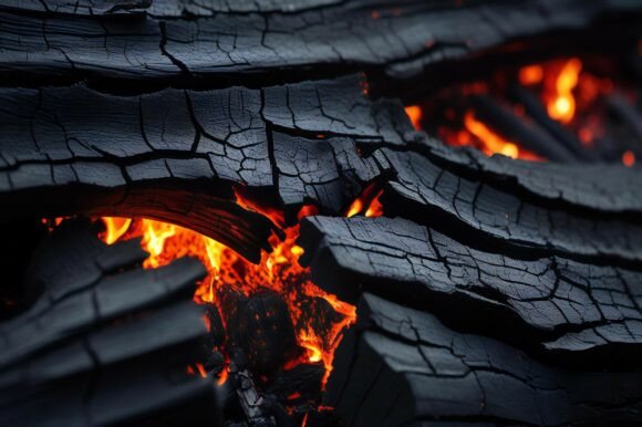 A Close Up of a Fire
