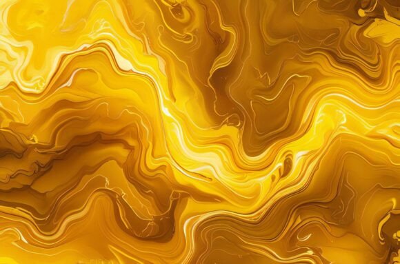 A Yellow and White Swirls: A Versatile Background for Creative Projects