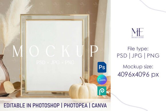 Autumn Frame Table Number Sign Canva Moc: A Versatile Tool for Creative Events