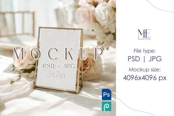 Boho Frame Card Mockup 5x7 Table Sign: A Strategic Tool for Creative Professionals