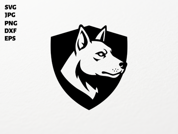 Dog Head Emblem SVG for Cricut: A Powerful Branding Tool for Modern Creators